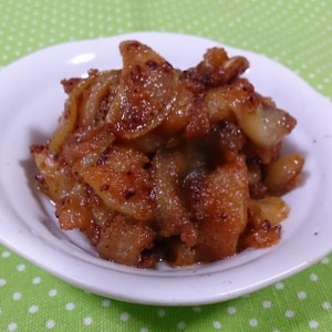 ジャンボニンニクの味噌マヨ炒め